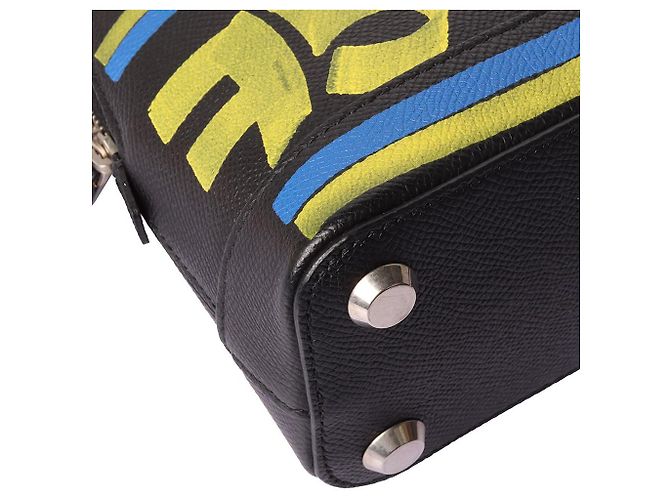 Balenciaga Borsa a tracolla Graffiti Billtop Handle Nero - vista 5