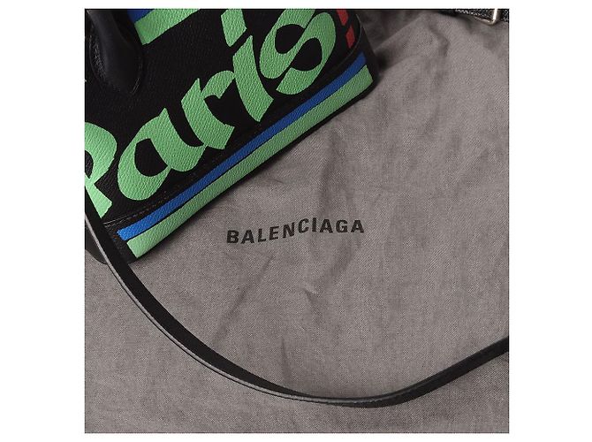 Balenciaga Borsa a tracolla Graffiti Billtop Handle Nero - vista 7