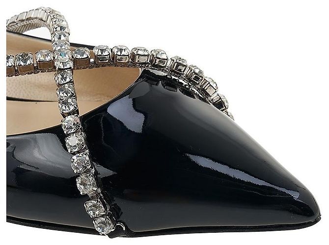 Jimmy Choo Scarpe basse Bob Black Crystal da donna Multicolore - vista 9
