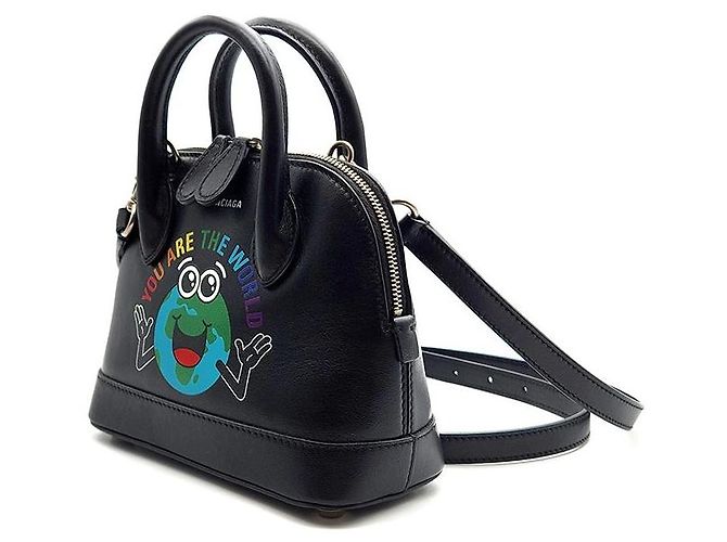 Borsa Balenciaga Ville Top Handle XXS Nero - vista 2