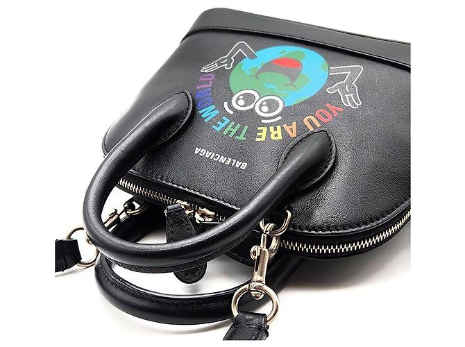 Borsa Balenciaga Ville Top Handle XXS Nero - vista 6