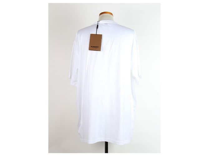 Burberry Camiseta con Logo de Manga Corta XXL Blanco - vista 2