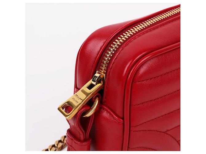Prada Borsa a tracolla Diagram Mini Chain Rosso - vista 6