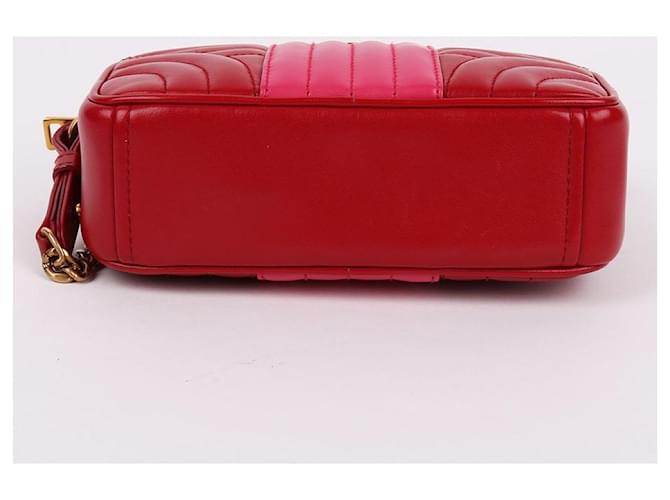 Prada Borsa a tracolla Diagram Mini Chain Rosso - vista 8