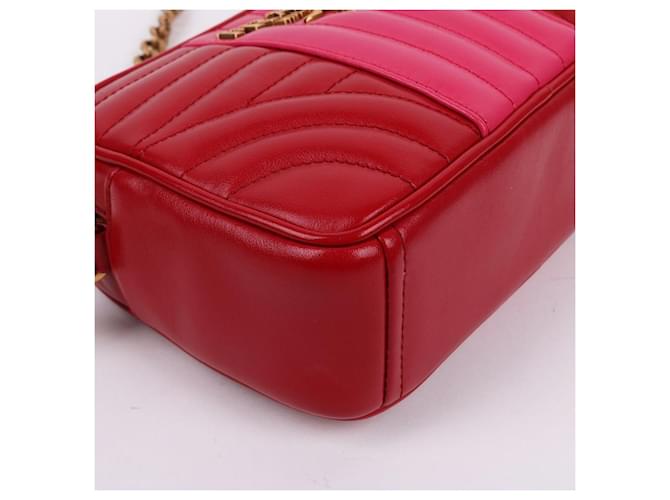 Prada Borsa a tracolla Diagram Mini Chain Rosso - vista 9