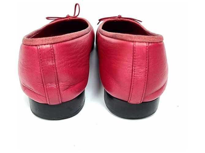 Chanel Ballerinas aus Lammleder Rot - Ansicht 3