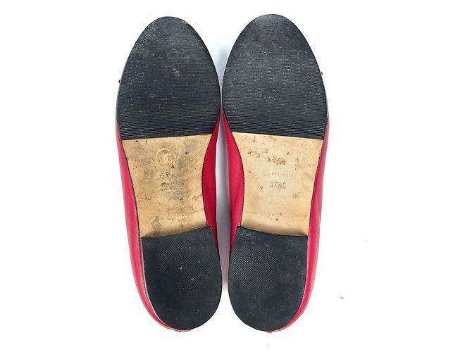 Chanel Ballerinas aus Lammleder Rot - Ansicht 5