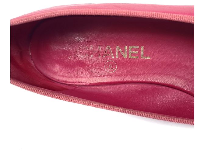 Chanel Ballerinas aus Lammleder Rot - Ansicht 6