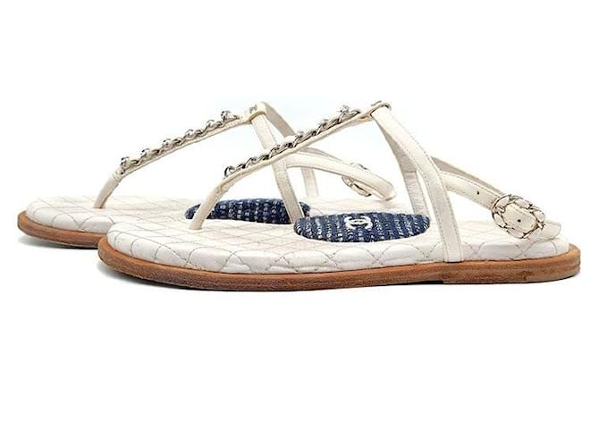 Chanel Sandali con catena Multicolore - vista 2