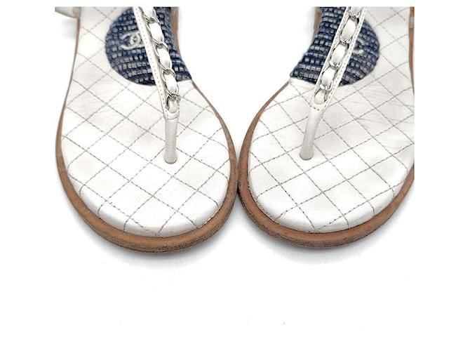 Chanel Sandali con catena Multicolore - vista 3