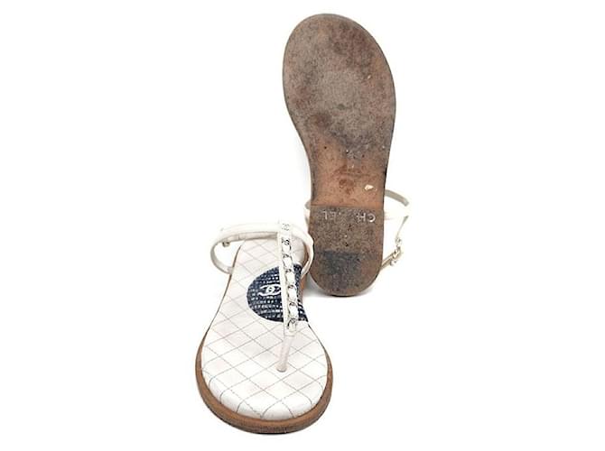 Chanel Sandali con catena Multicolore - vista 5