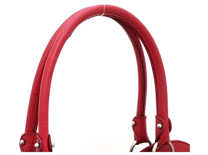 Salvatore Ferragamo Borsa Tote e Borsa a Spalla Gancini Rosso - vista 3