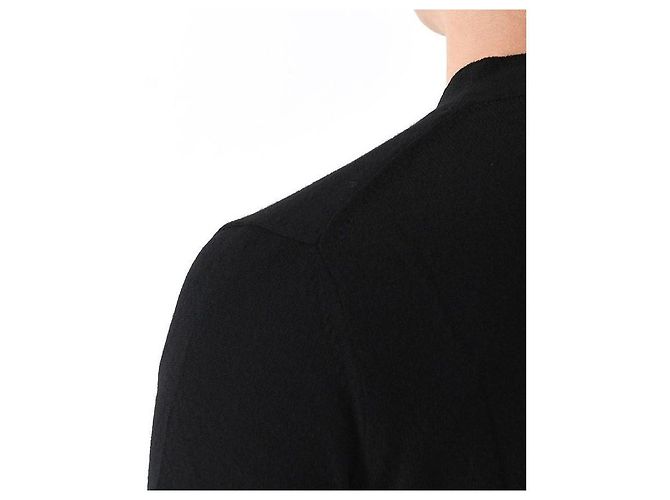 Comme Des Garcons Strickjacke mit Invader Pixel Patch Wolle Schwarz AZ Mehrfarben - Ansicht 5