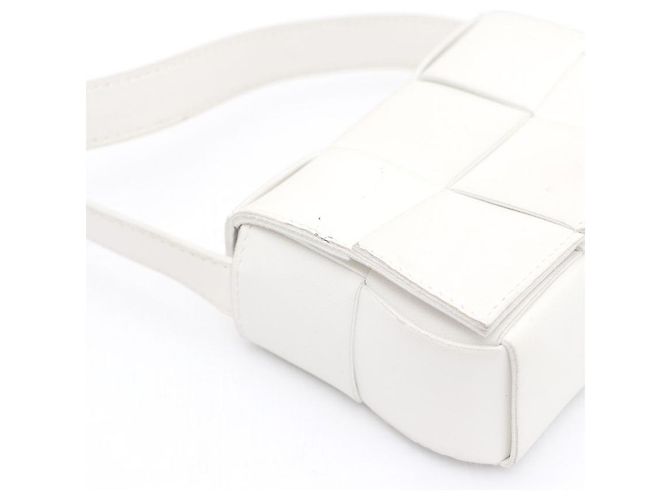 Bottega Veneta Mini borsa a tracolla e borsa crossbody Candy Cassette Bianco - vista 12