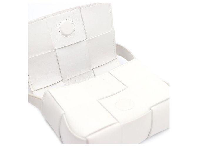 Bottega Veneta Mini borsa a tracolla e borsa crossbody Candy Cassette Bianco - vista 14