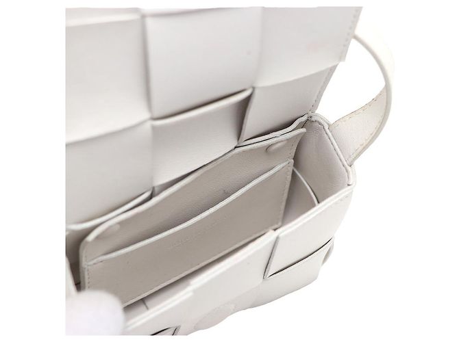 Bottega Veneta Mini borsa a tracolla e borsa crossbody Candy Cassette Bianco - vista 15