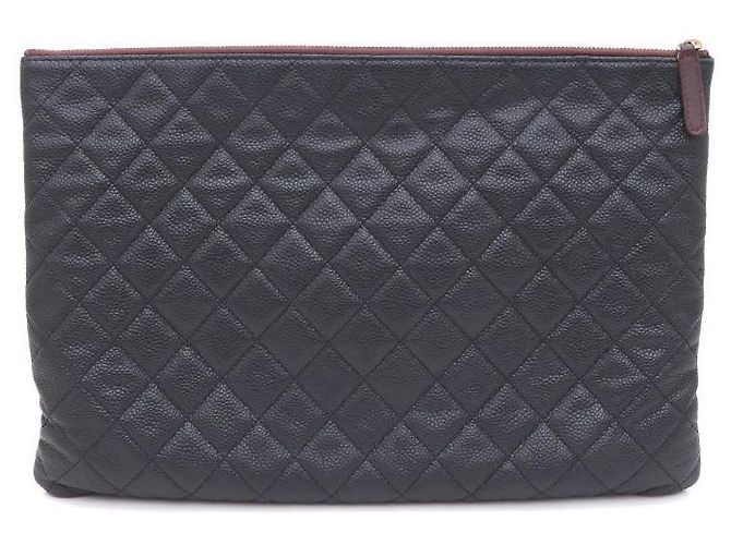 Chanel Bolso de mano Caviar Gold CC Classic Large Negro - vista 3