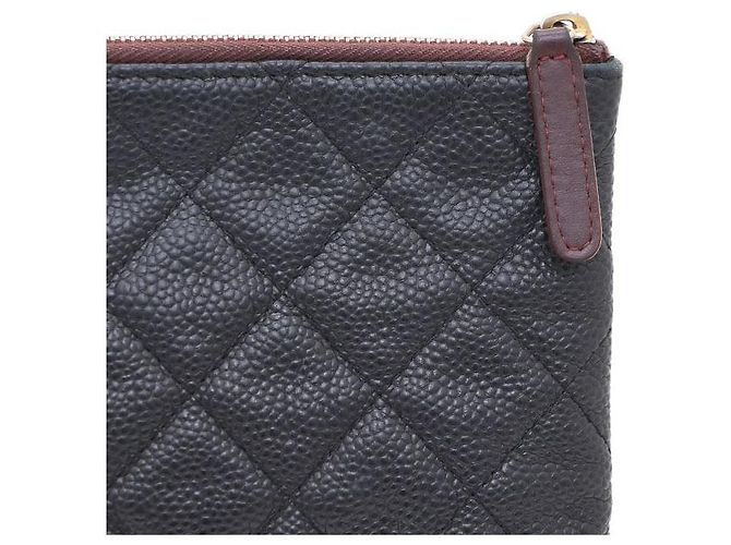 Chanel Bolso de mano Caviar Gold CC Classic Large Negro - vista 4
