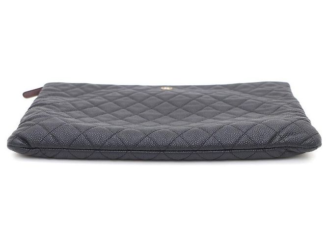 Chanel Bolso de mano Caviar Gold CC Classic Large Negro - vista 6