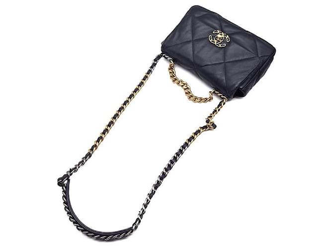Chanel 19 Chanel Borsa con patta piccola Blu - vista 4