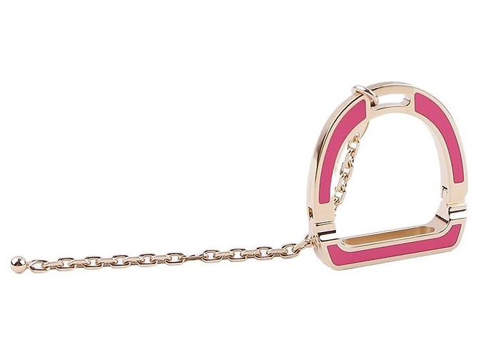 Hermès Clipe para luvas Rosa - vista 6