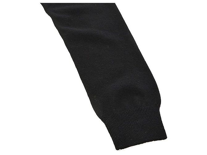 Comme Des Garcons Herren-Wollstrickjacke mit Herz-Logo-Patch SCHWARZ - Ansicht 5