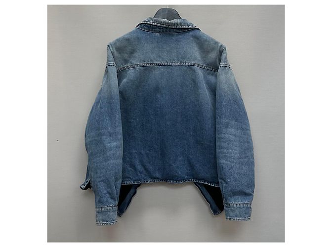 Balenciaga Giacca in denim Swing Canadin (Oversized da donna) Blu - vista 5