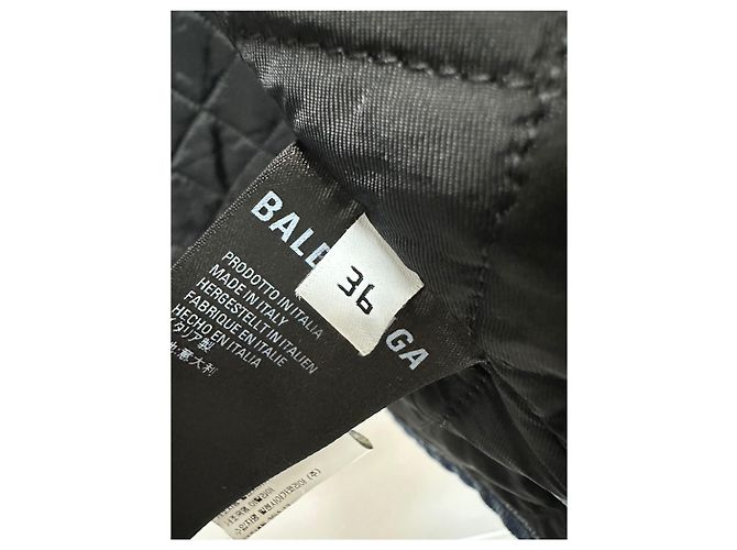 Balenciaga Giacca in denim Swing Canadin (Oversized da donna) Blu - vista 6