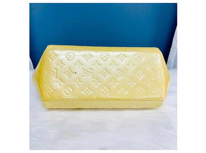 Louis Vuitton Borsa Tote Vernis Sherwood PM Bianco - vista 4