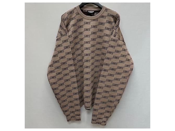 Balenciaga Strick mit BB-Logo-Monogramm Mehrfarben - Ansicht 4