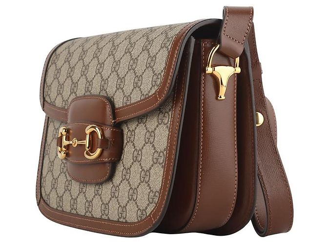Horsebit 1955 Gucci Borsa a tracolla GG Supreme Horsebit Multicolore - vista 2