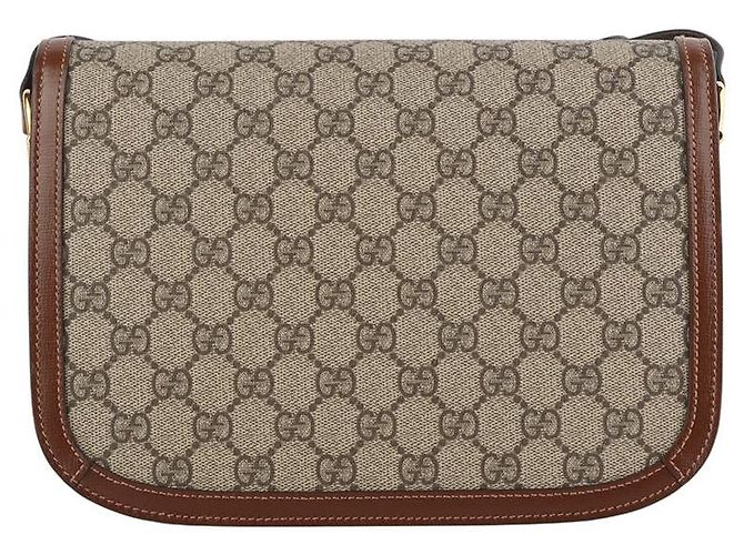 Horsebit 1955 Gucci Borsa a tracolla GG Supreme Horsebit Multicolore - vista 3