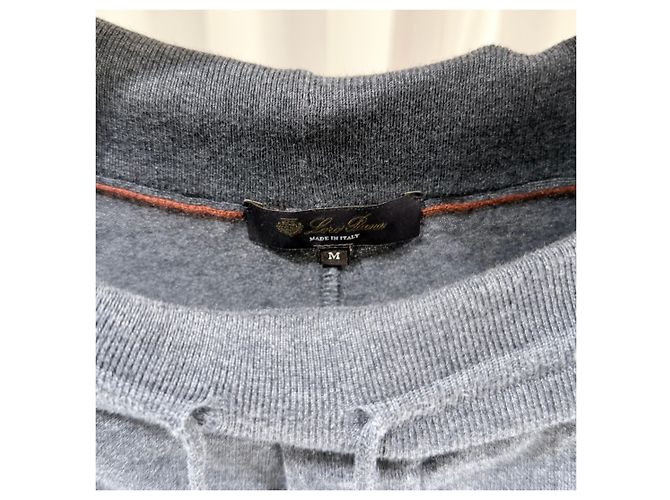 Loro Piana Cashmere Fantasy Flat Trainingshose Grau Braun - Ansicht 4