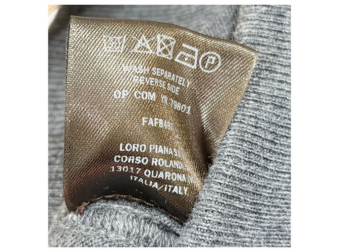 Loro Piana Cashmere Fantasy Flat Trainingshose Grau Braun - Ansicht 7