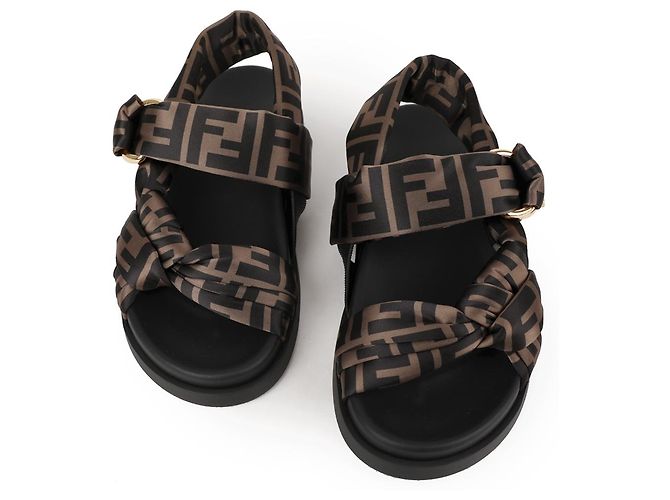 Fendi Sandalen Braun - Ansicht 4
