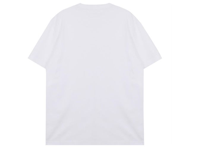 Moncler T-shirt in cotone con logo Bianco - vista 4