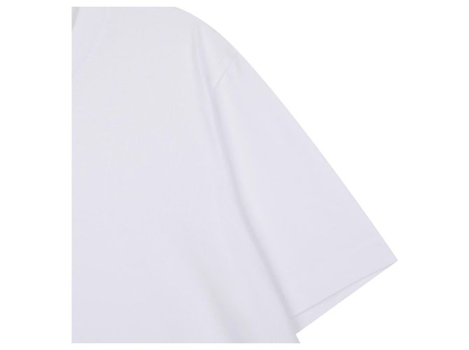 Moncler T-shirt in cotone con logo Bianco - vista 6