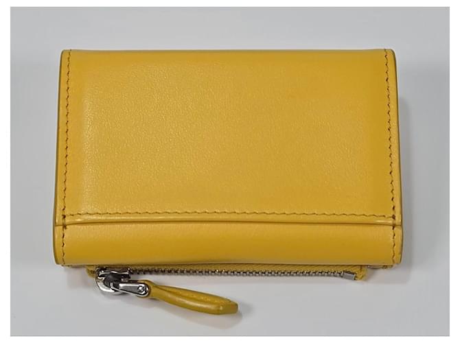 Prada Tarjetero de cuero Dorado - vista 3