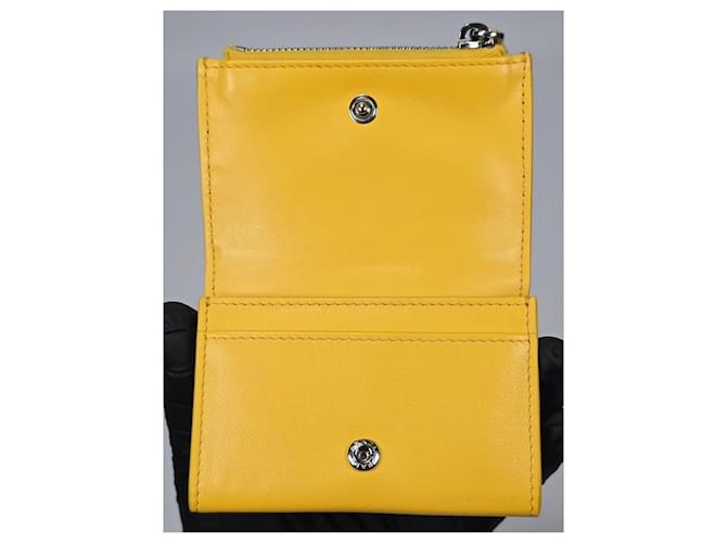 Prada Tarjetero de cuero Dorado - vista 8