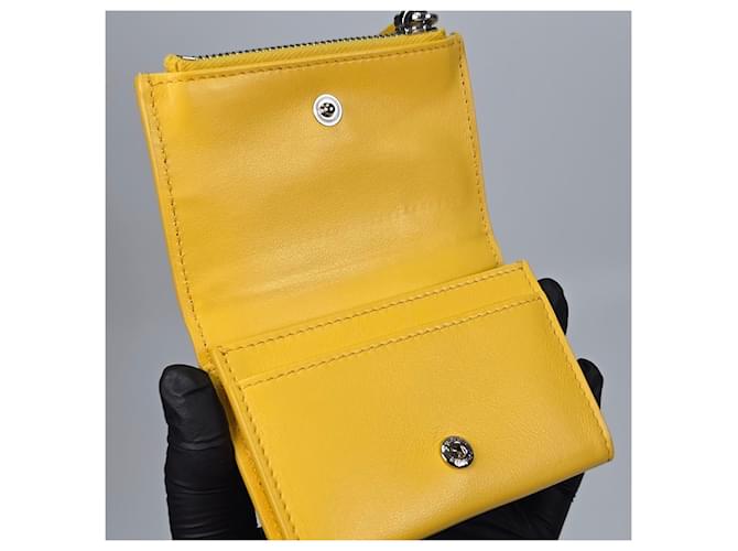 Prada Tarjetero de cuero Dorado - vista 9