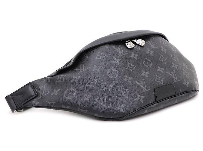 Louis Vuitton Marsupio e borsa a tracolla Monogram Eclipse Discovery Nero - vista 2