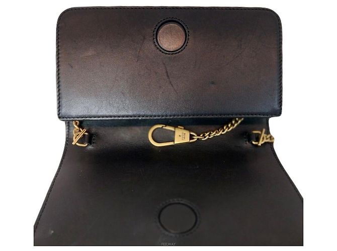 Marmont Gucci Mini borsa a tracolla Matelassé Flap Chain Nero - vista 6