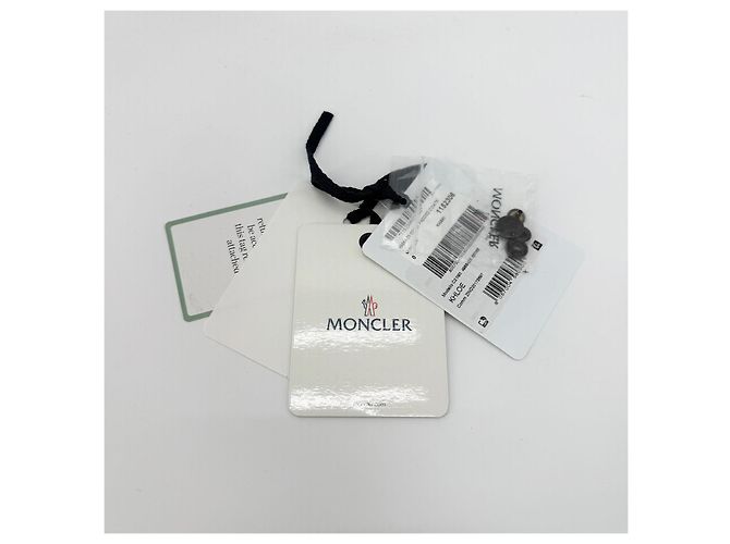 Jersey largo acolchado de piel de mapache Moncler Chloe Castaño - vista 8