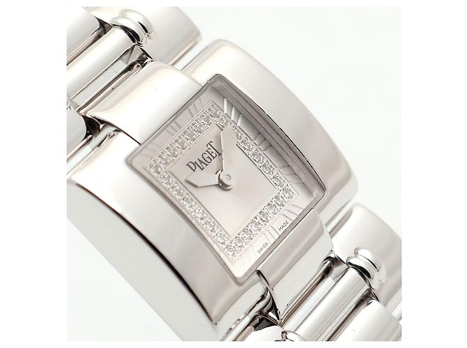 Piaget Original Dancer Weißgold Armband Weiß Quarzuhr Größe Medium - Ansicht 10
