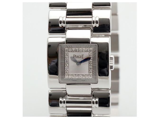 Piaget Original Dancer Weißgold Armband Weiß Quarzuhr Größe Medium - Ansicht 7