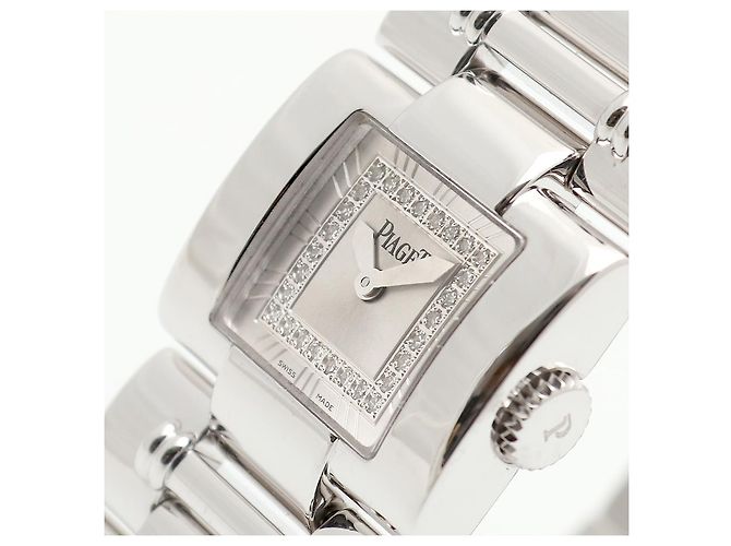 Piaget Original Dancer Weißgold Armband Weiß Quarzuhr Größe Medium - Ansicht 9