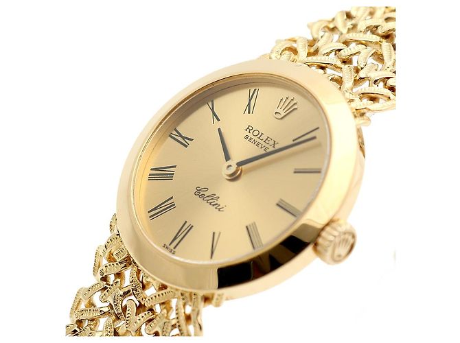 Rolex Vintage Goldene Damenuhr, klein, Handaufzug - Ansicht 13