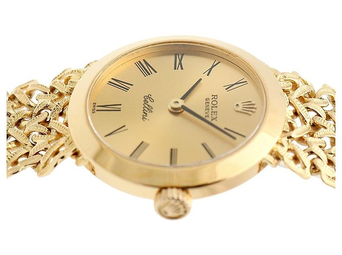 Rolex Vintage Goldene Damenuhr, klein, Handaufzug - Ansicht 15
