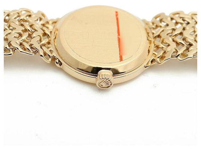Rolex Vintage Goldene Damenuhr, klein, Handaufzug - Ansicht 16