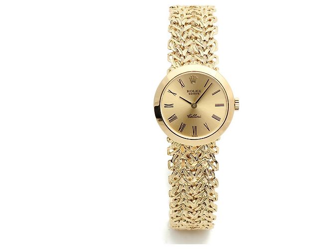 Rolex Vintage Goldene Damenuhr, klein, Handaufzug - Ansicht 20